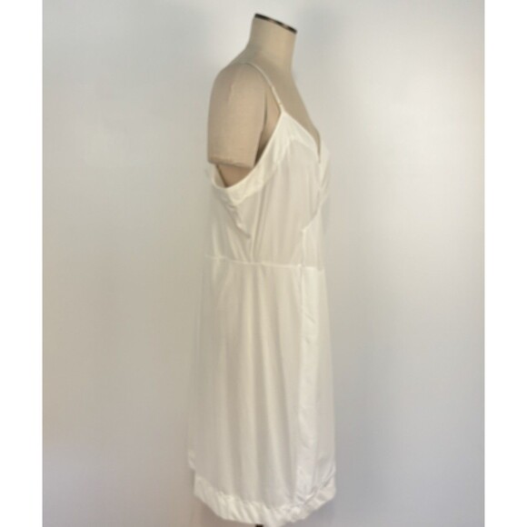 VTG ILGWU Wonder Val Ivory White Cream Dress Full Slip Lingerie SZ 44 / XL - Picture 2 of 9